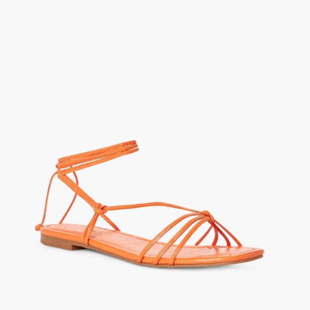 Aliz Lace-Up Flat Sandal